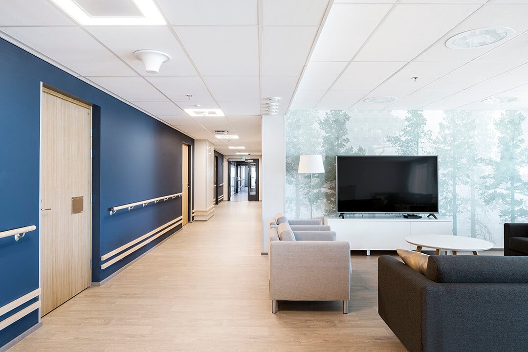 Elämänkaarikodit, lounge. Photo: Kuvio