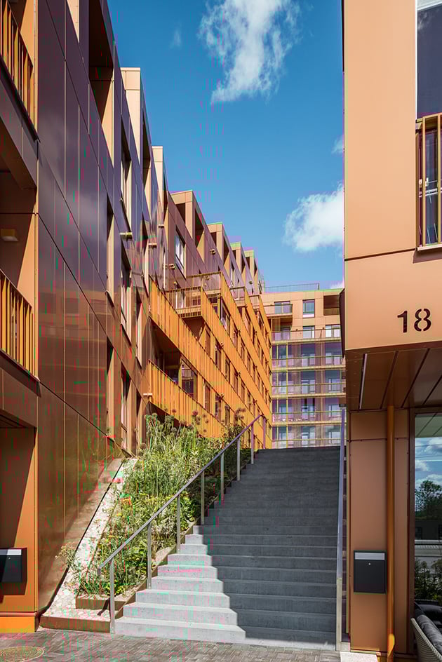 Ambra, facade detail. Photo: Kuvio