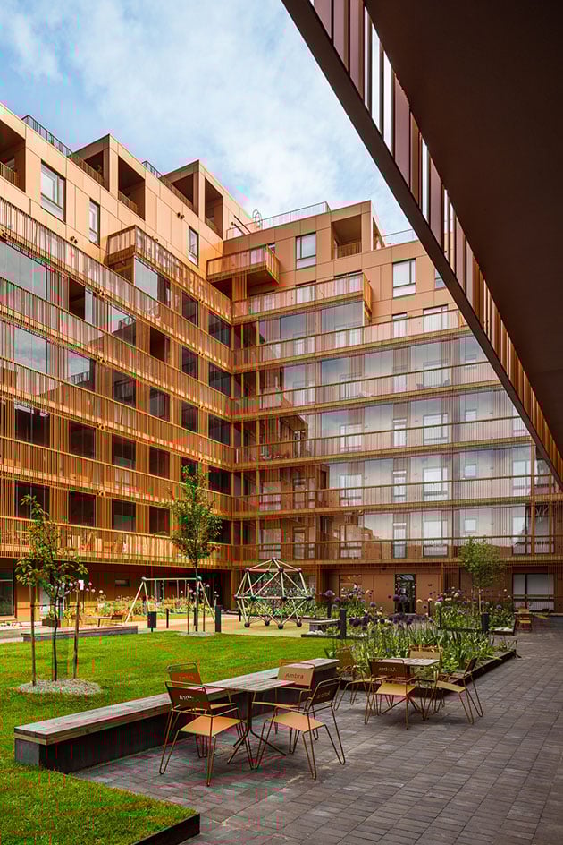 Ambra, view from courtyard. Photo: Kuvio