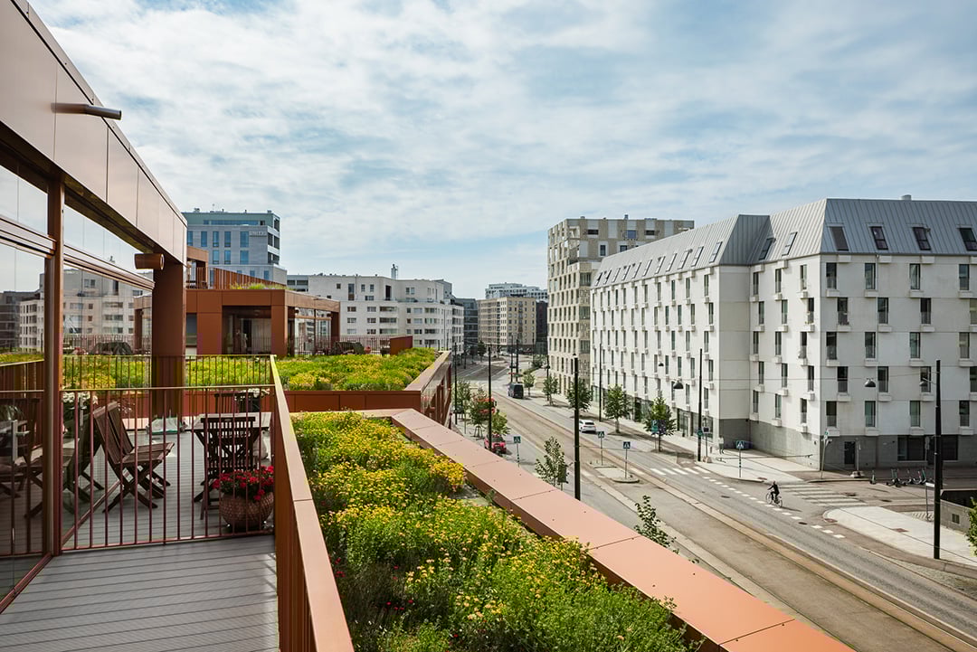 Ambra, view from terrace. Photo: Kuvio