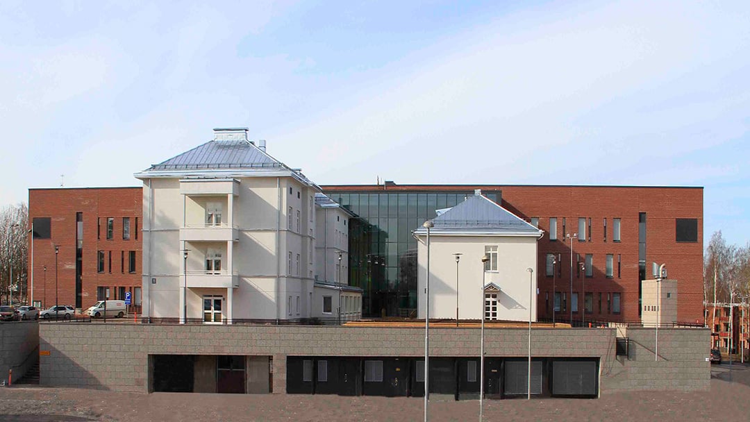 Malmi’s Joint Emergency Hospital, front view.