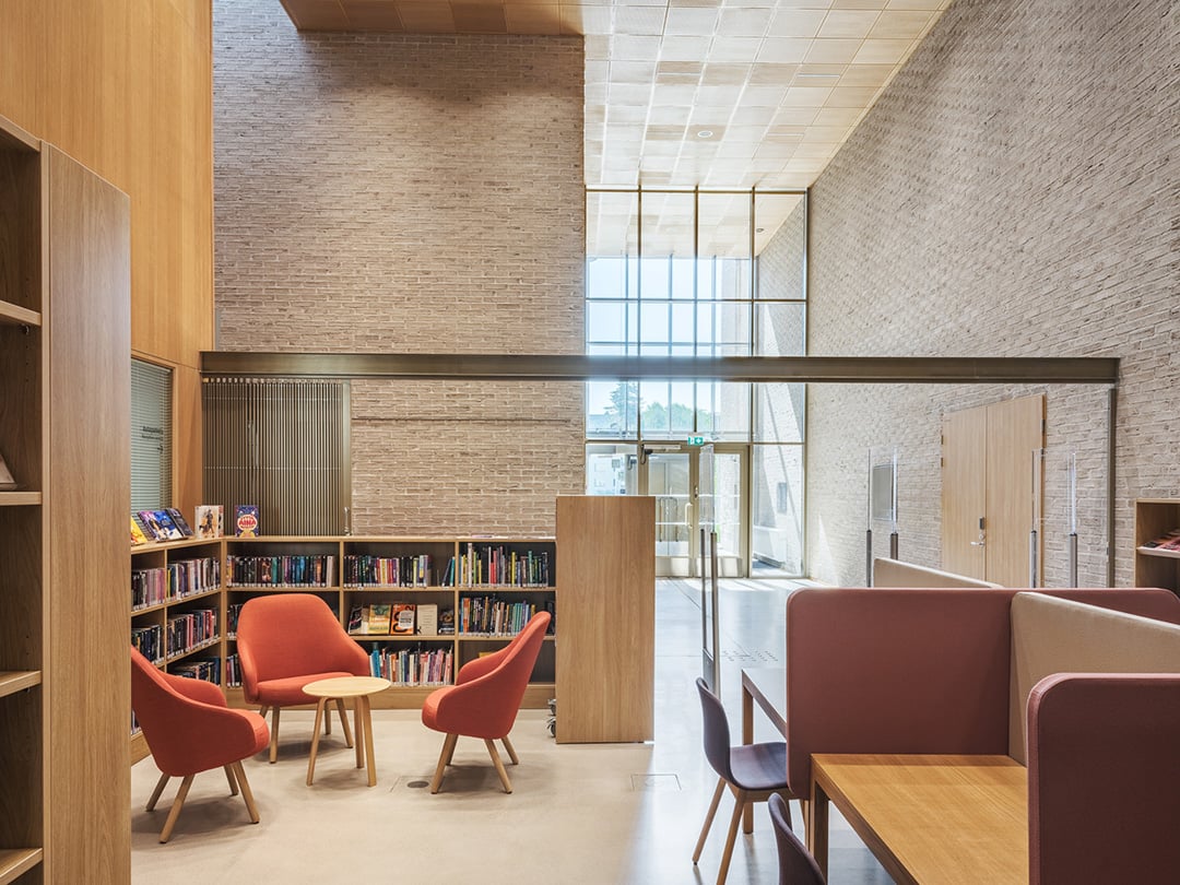 Monitoimitalo Riimi, Library. Photo: Kuvio