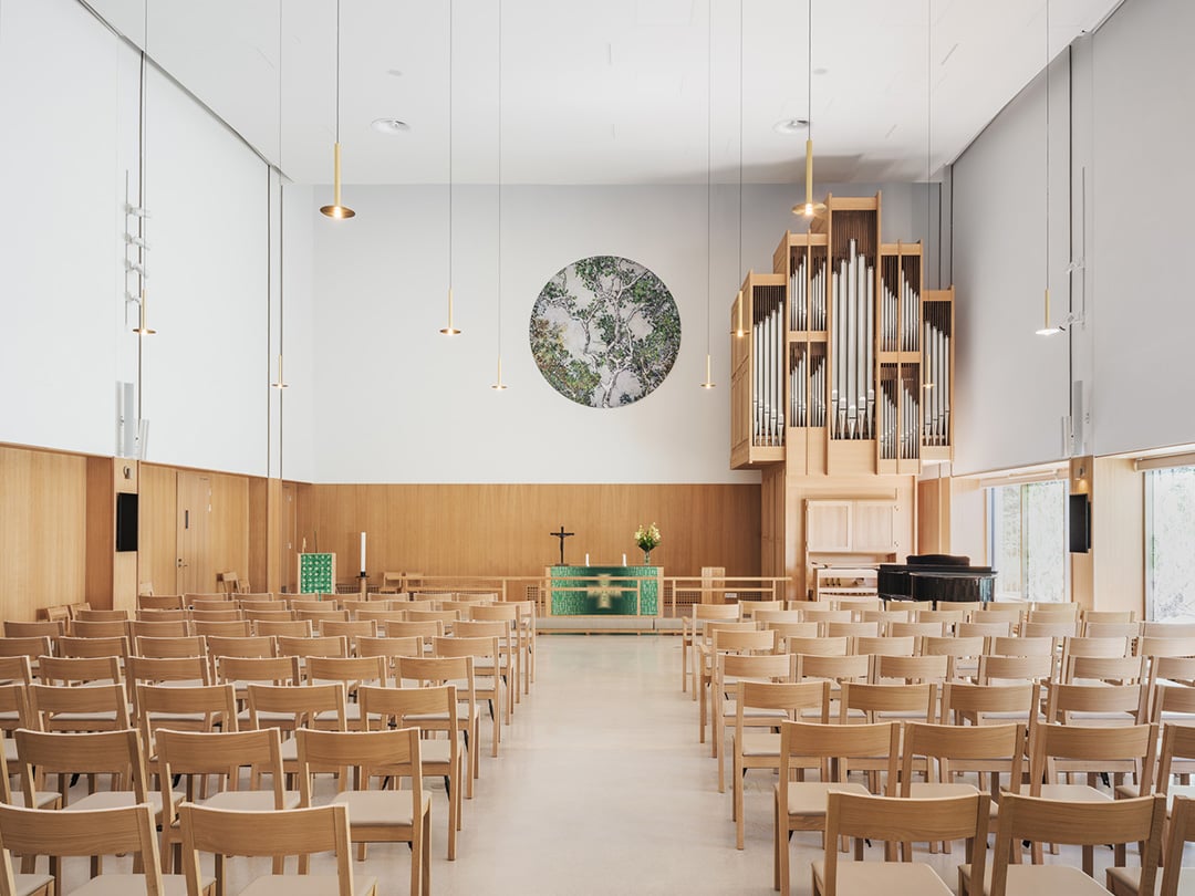 Monitoimitalo Riimi, Church hall. Photo: Kuvio