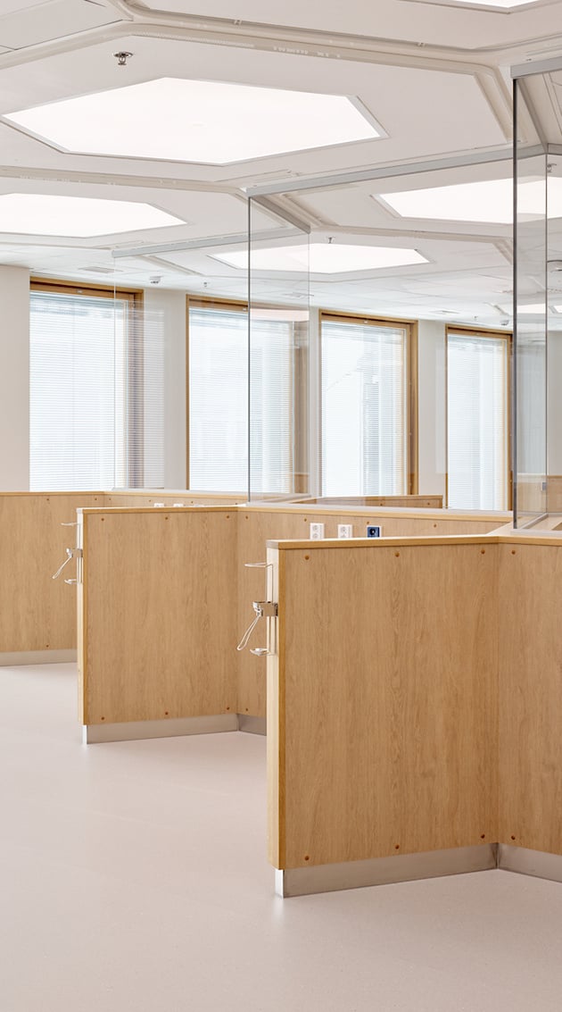 Silta hospital, inside view. Photo: Tuomas Uusheimo