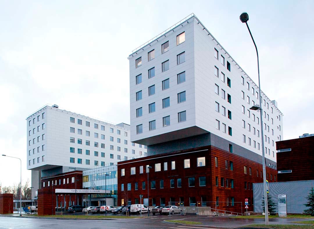 Tartu University Hospital, phase 2, outside view.