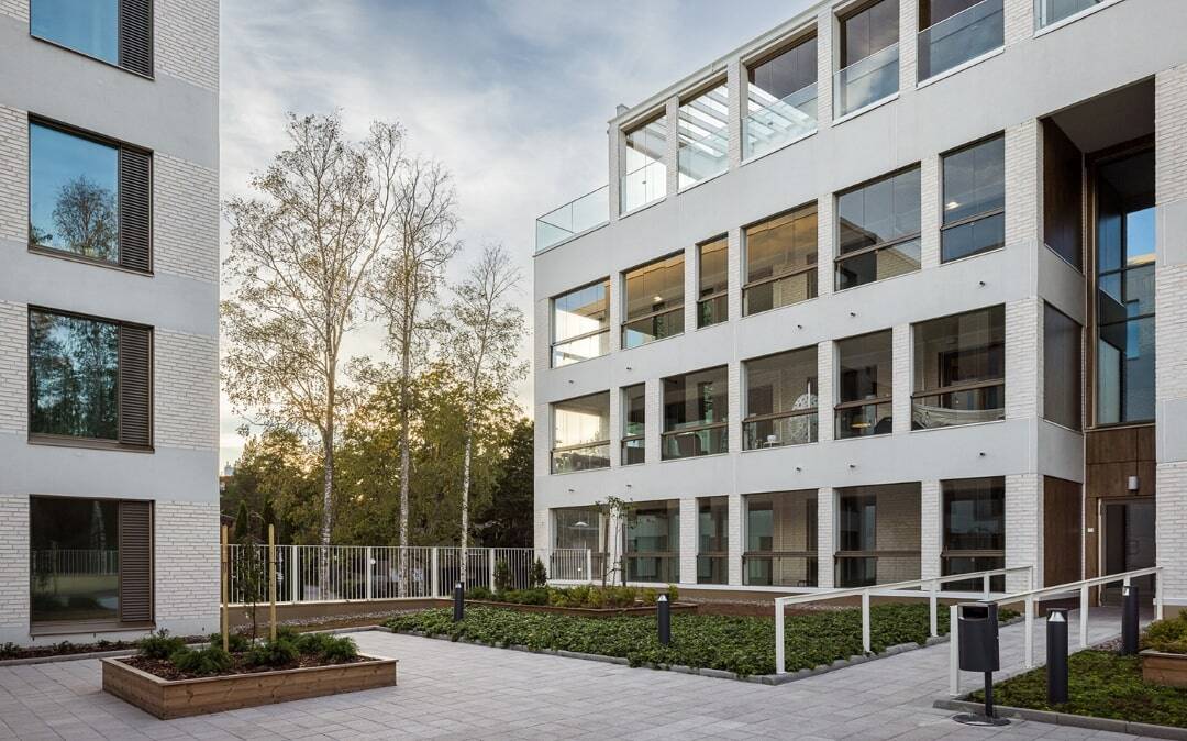 Haukilahden Merilinnake, facade. Photo: Kuvio