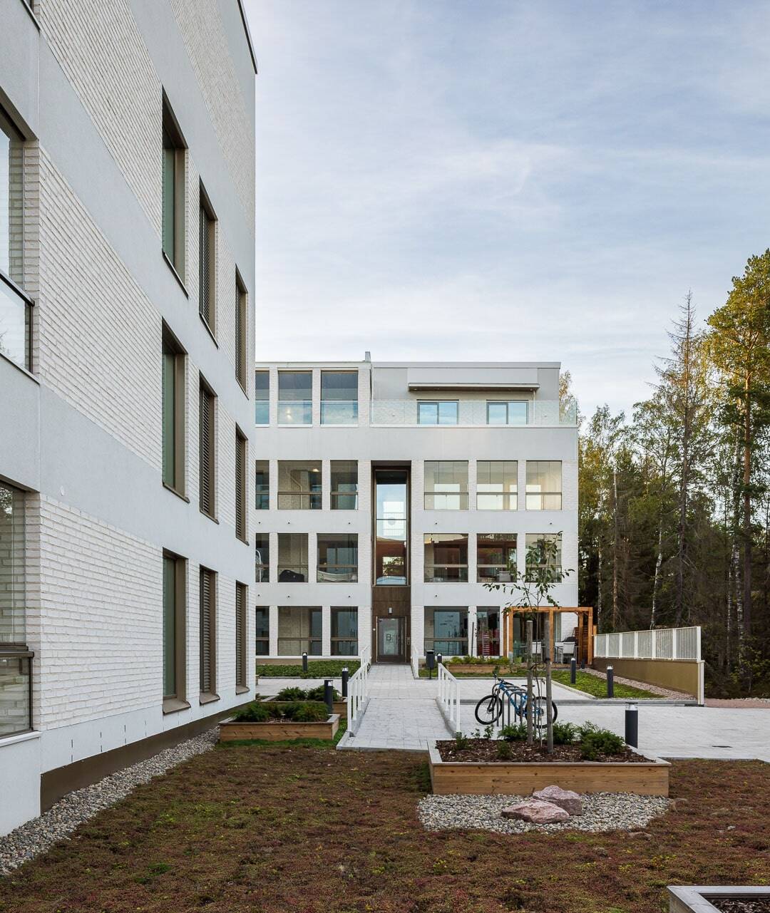 Haukilahden Merilinnake, facade. Photo: Kuvio
