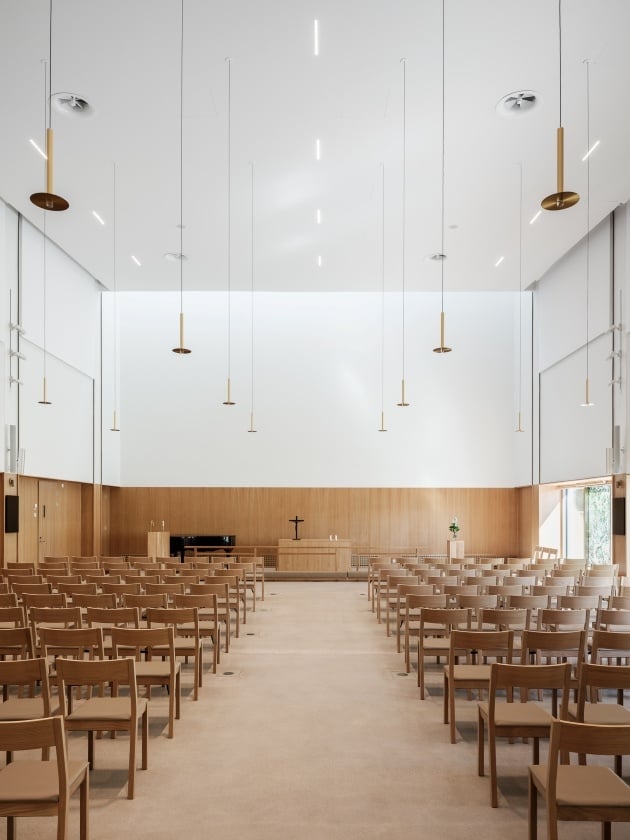 Monitoimitalo Riimi, Church hall. Photo: Kuvio