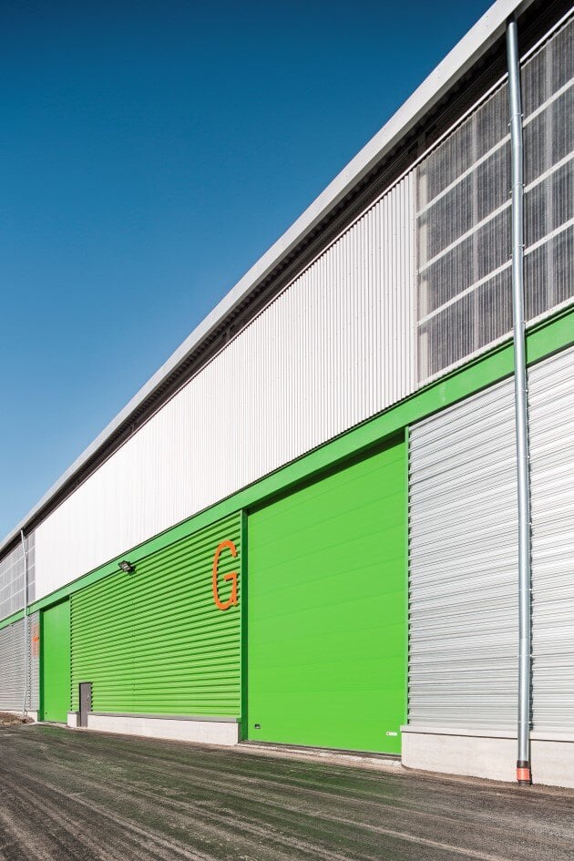 Viinikkala paper recycling plant, facade. Photo: Kuvio