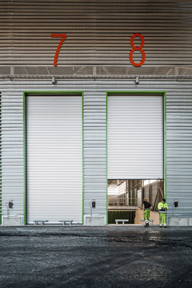 Viinikkala paper recycling plant, facade. Photo: Kuvio