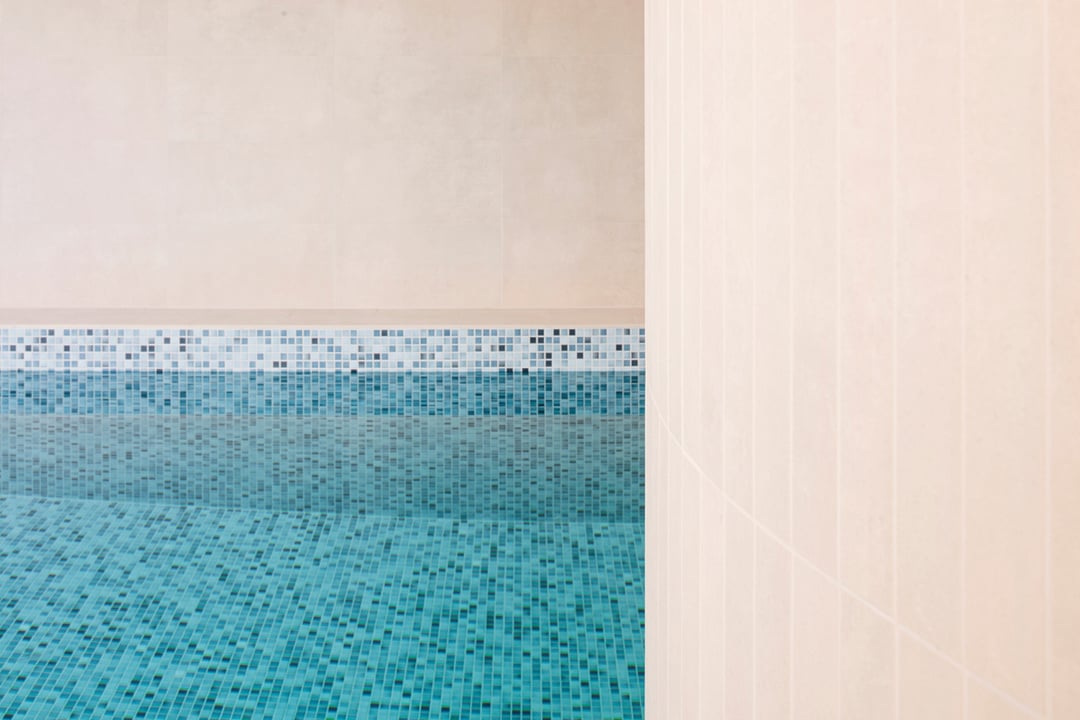 Villa K, interior pool detail. Photo: Kuvio