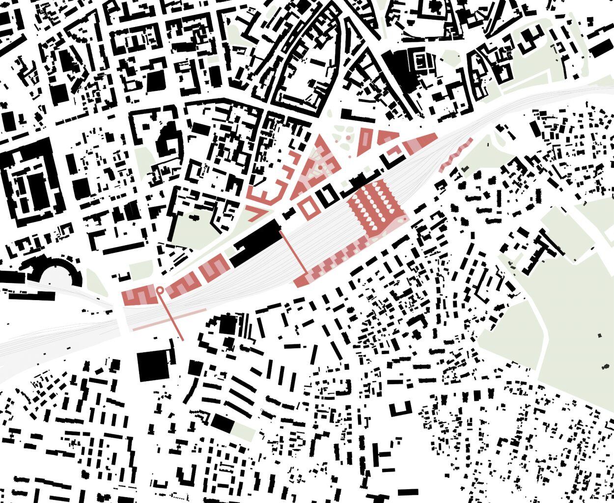 Vilnius Railway Station Complex, granularity