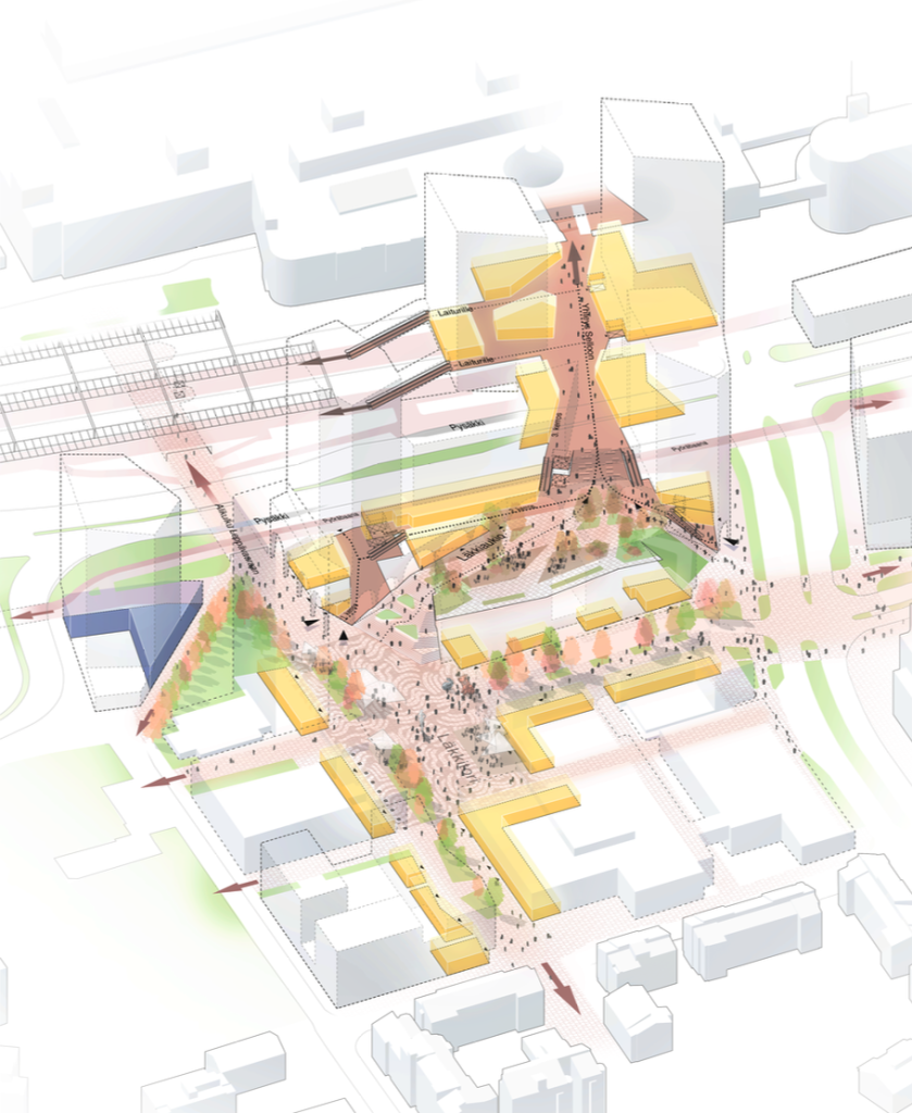Leppävaara Centre diagram 
