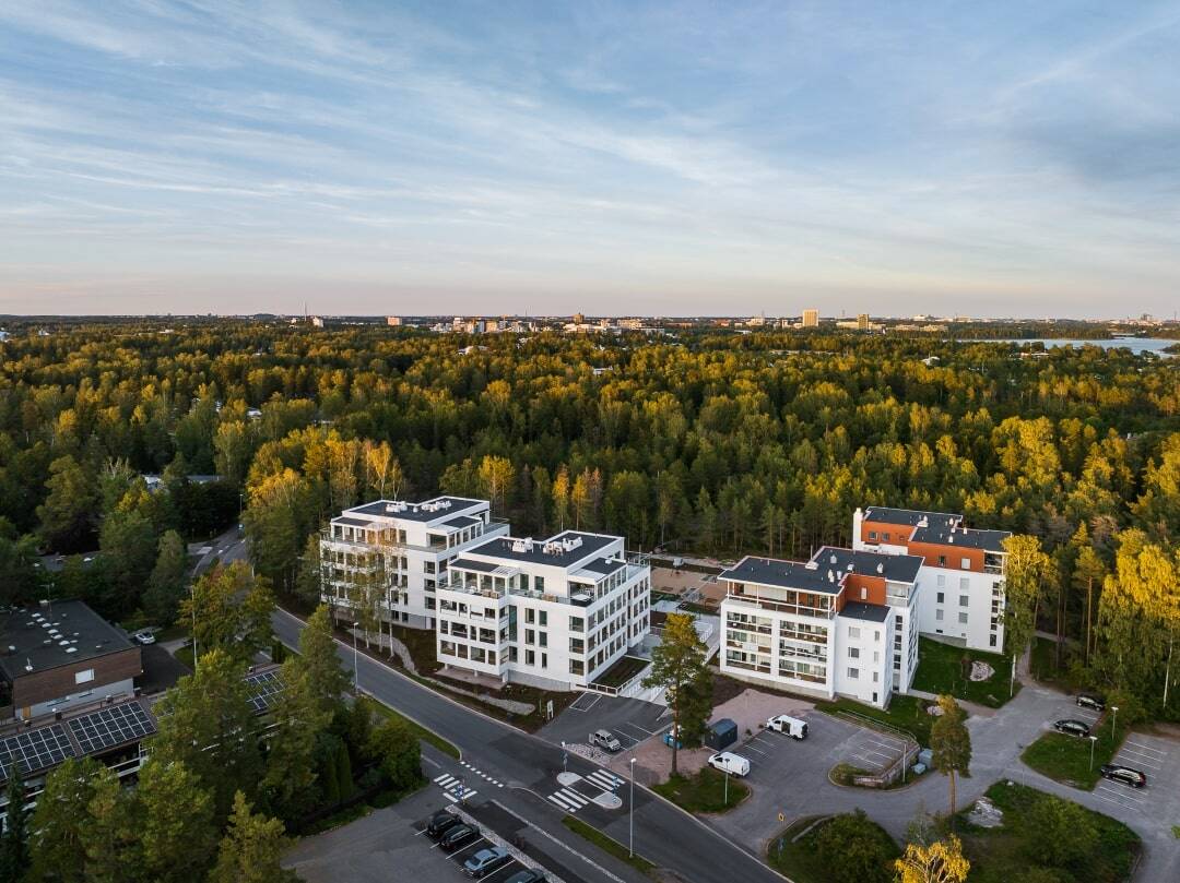 Haukilahden Merilinnake, areal view. Photo: Kuvio