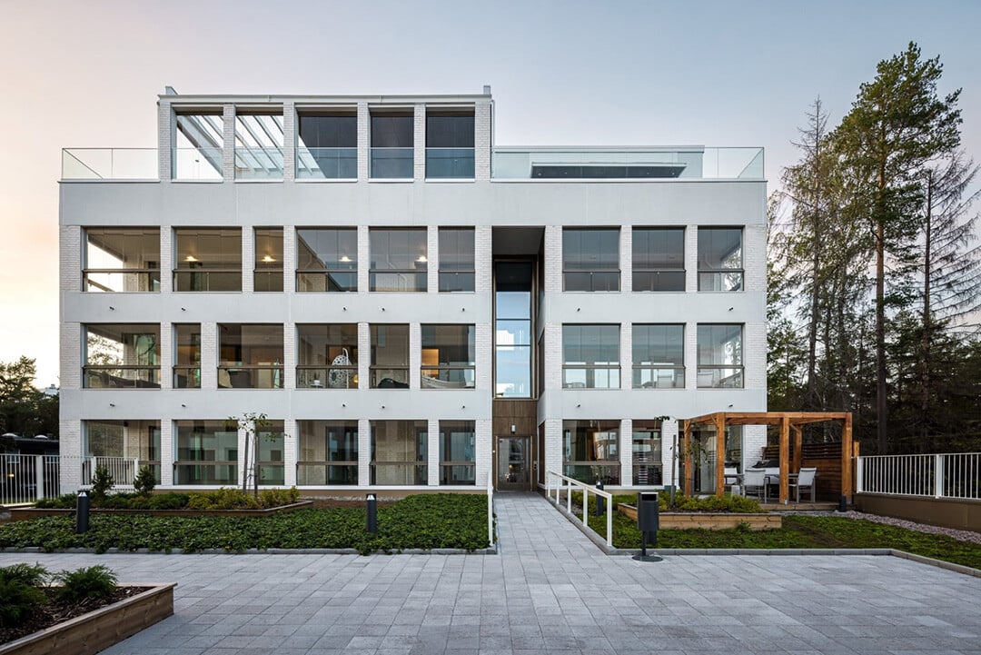 Haukilahden Merilinnake, facade. Photo: Kuvio