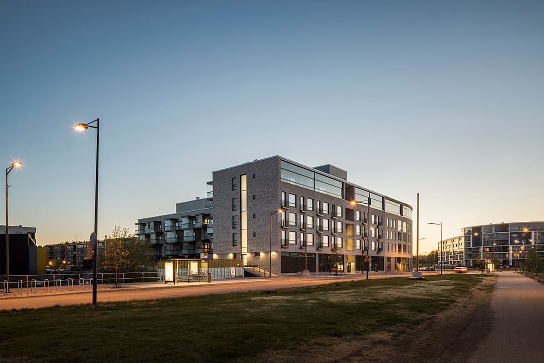 Night time view. Photo: Kuvio.