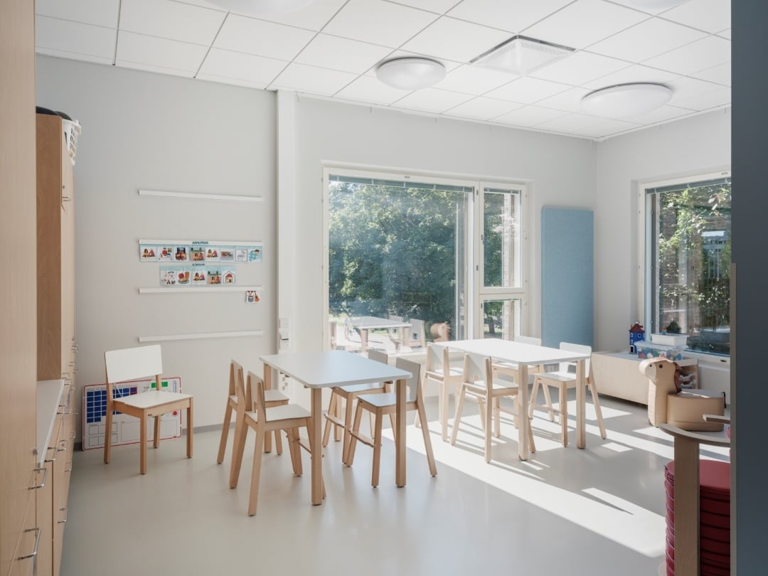 Monitoimitalo Riimi, Daycare. Photo: Kuvio