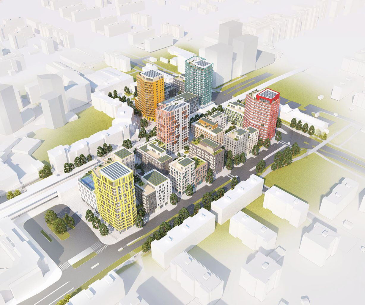 Myyrmäki Centre, aerial view 1.