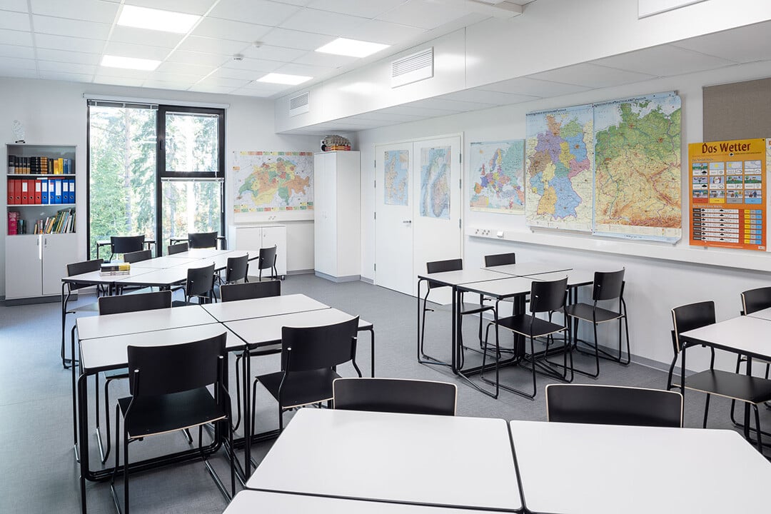 Parola school, classroom. Photo: Tapio Koivula