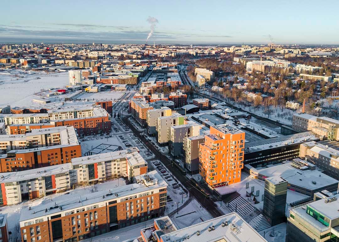 Portaali III Housing_aerial view_Kuvio