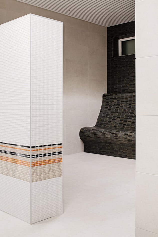 Sokos Hotel Ilves, steam room. Photo: Kuvio.