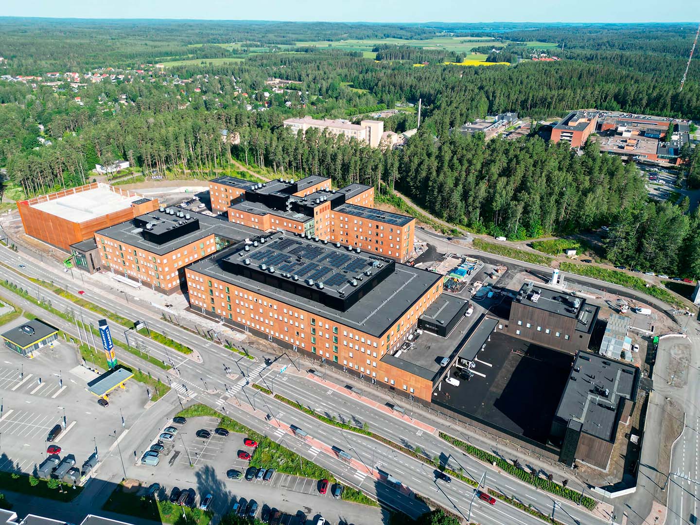 Ahvenisto Hospital ASSI, areal view.